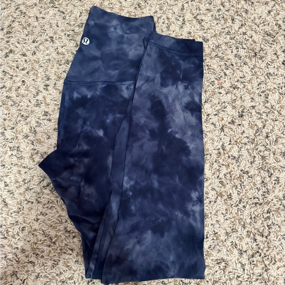 Lululemon Align Diamond Dye Navy 25” Size 4